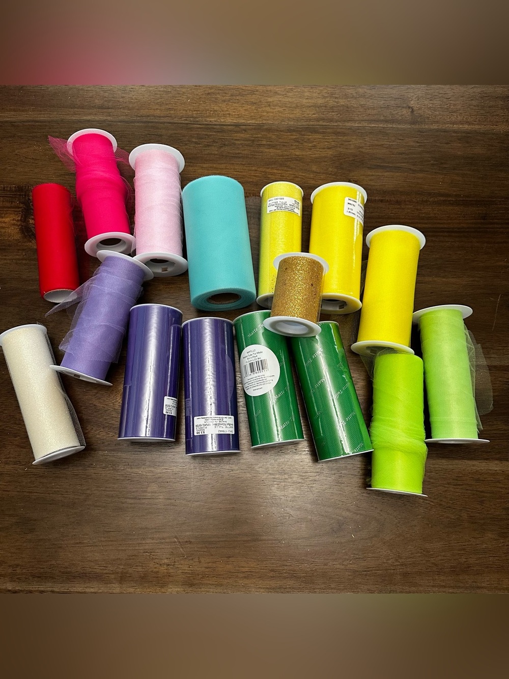 Lot of tulle - new and used